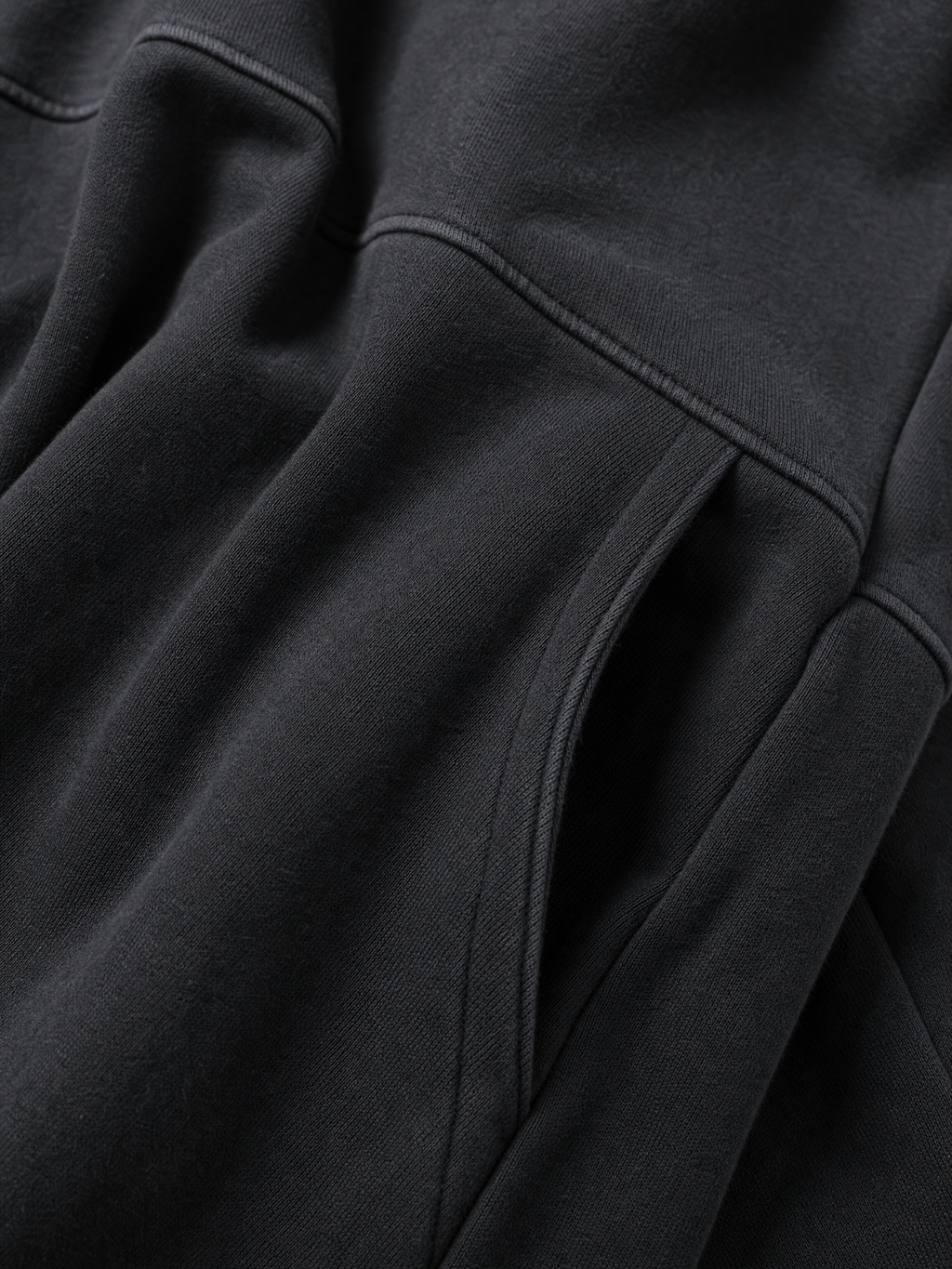 Half-zip long sleeve maxi dress with fitted bodice, side pockets and paneled skirt - view 9