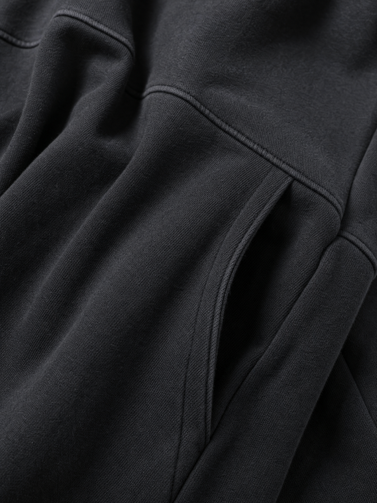 Half-zip long sleeve maxi dress with fitted bodice, side pockets and paneled skirt - view 9