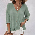Giana | Relaxed Button-Up Blouse oaklynwear