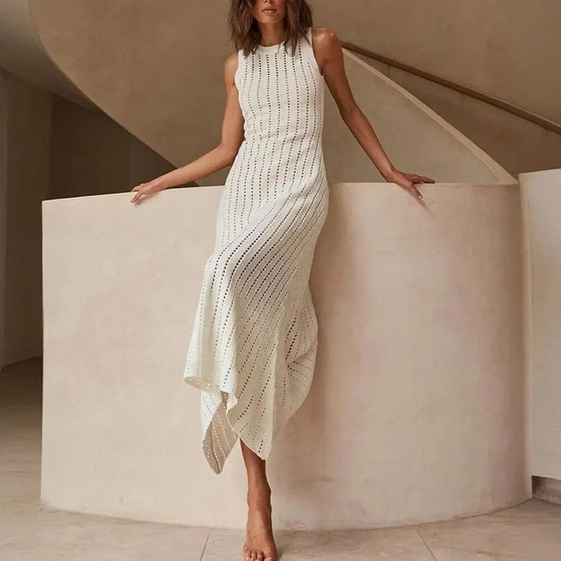 Verano Hollow Knitted Dress oaklynwear