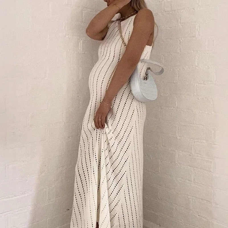Verano Hollow Knitted Dress oaklynwear