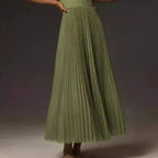 Verona Pleated Suspender Dress oaklynwear